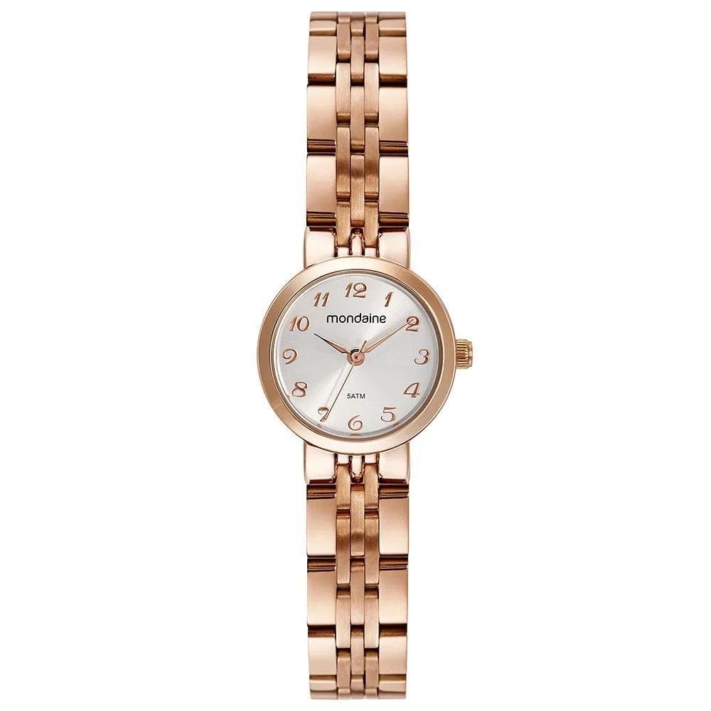Relógio feminino mondaine clássico analógico 32391lpmvre3