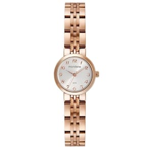 Relógio feminino mondaine clássico analógico 32391lpmvre3
