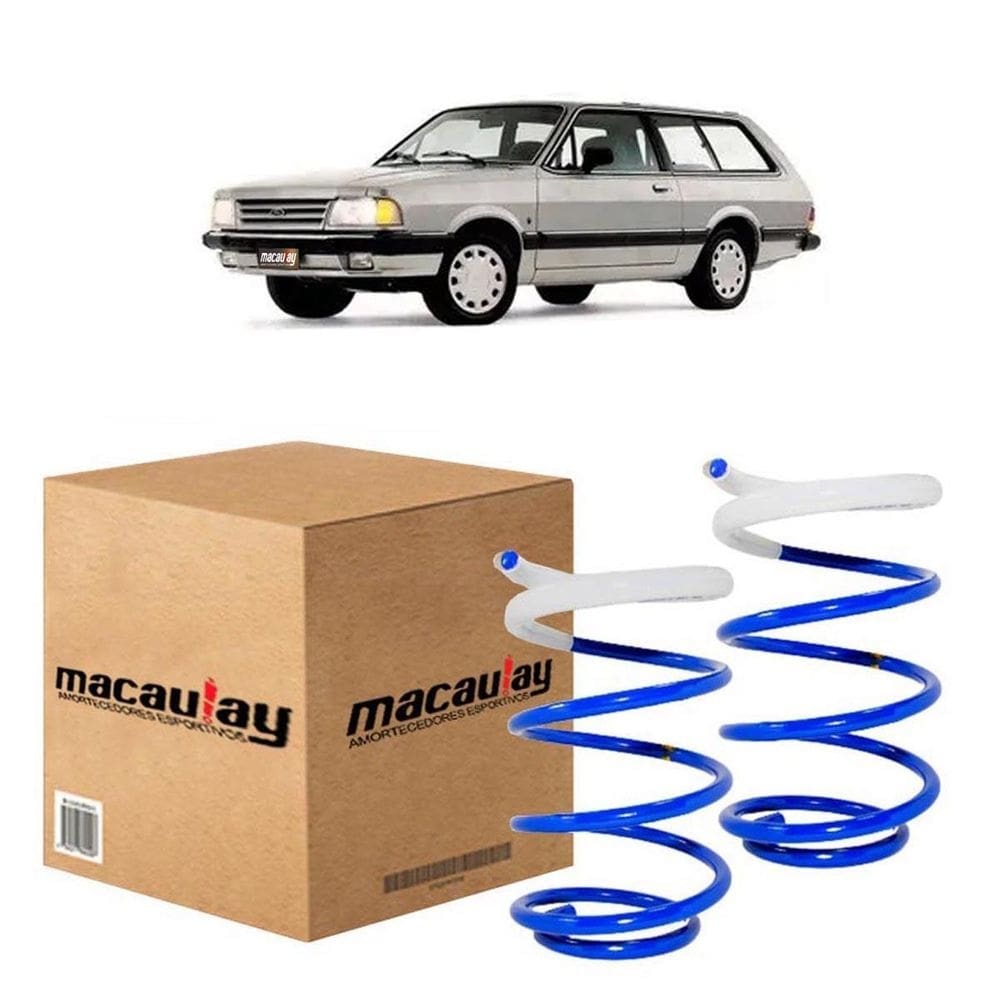 Par de molas esportivas dianteiras ford belina 1978 a 1991