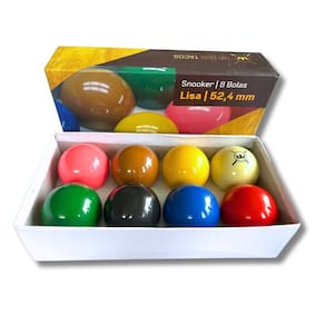 Jogo 8 Bolas Sinuca Snooker Regra BR 52,4 mm Rei dos Tacos