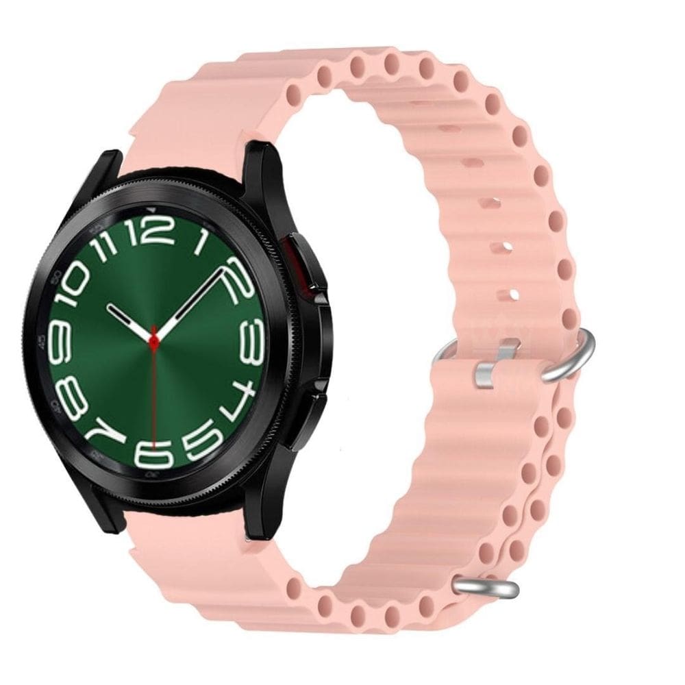 Pulseira De Silicone Ondulada Macia Para Watch6 Classic 47Mm
