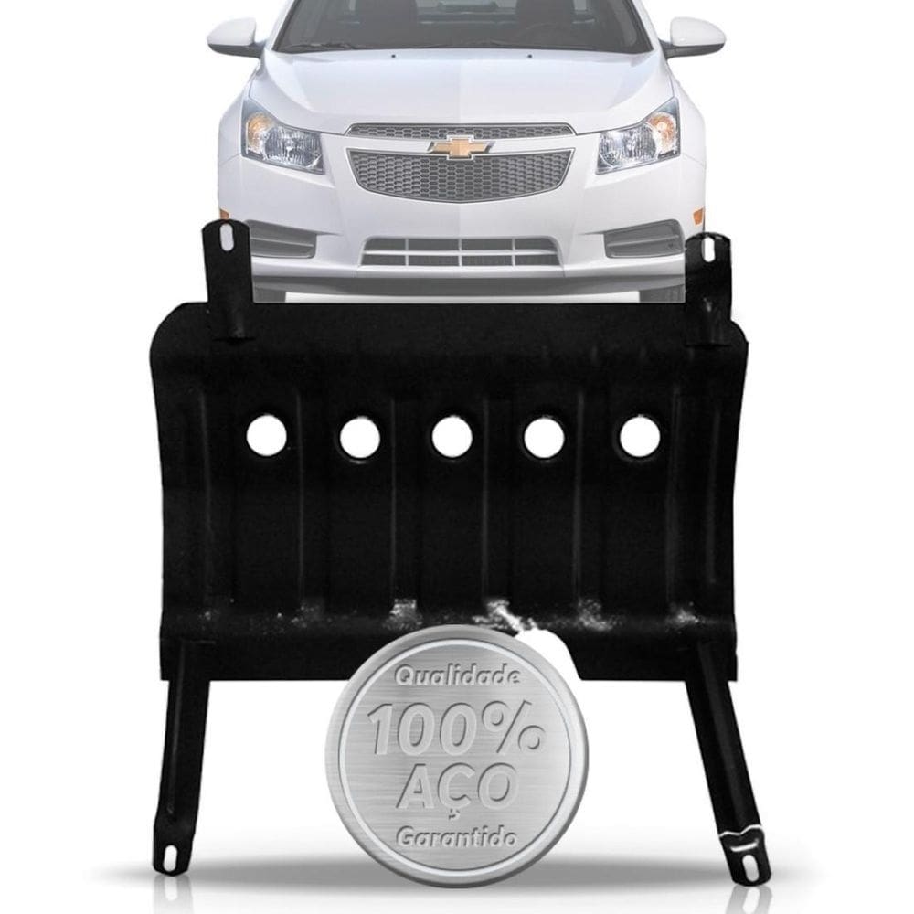 Peito de aço protetor carter cruze hatch sedan 2013 a 2016