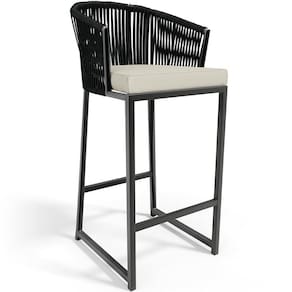 Banqueta Para Área Gourmet Cozinha Varanda Sunset D04 Preto