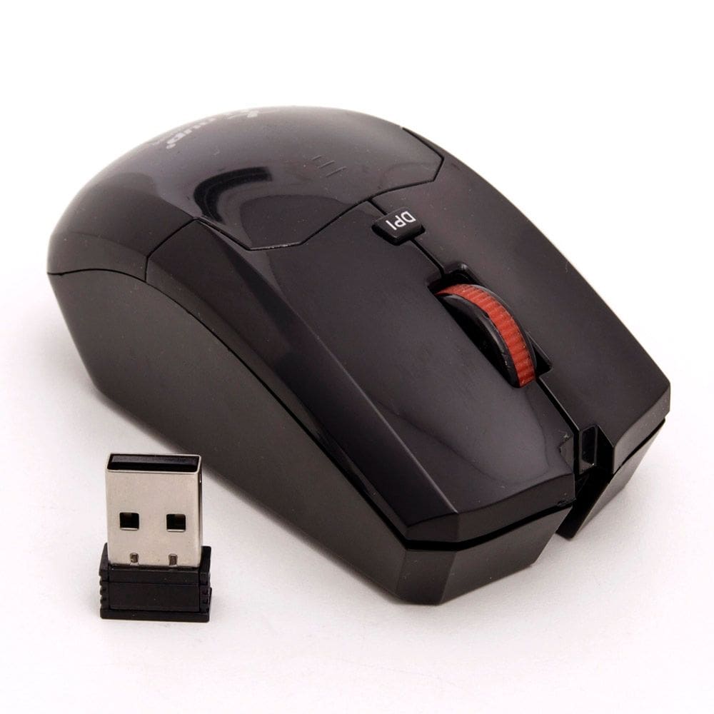 Mouse sem fio óptico gzm386 1600 dpi