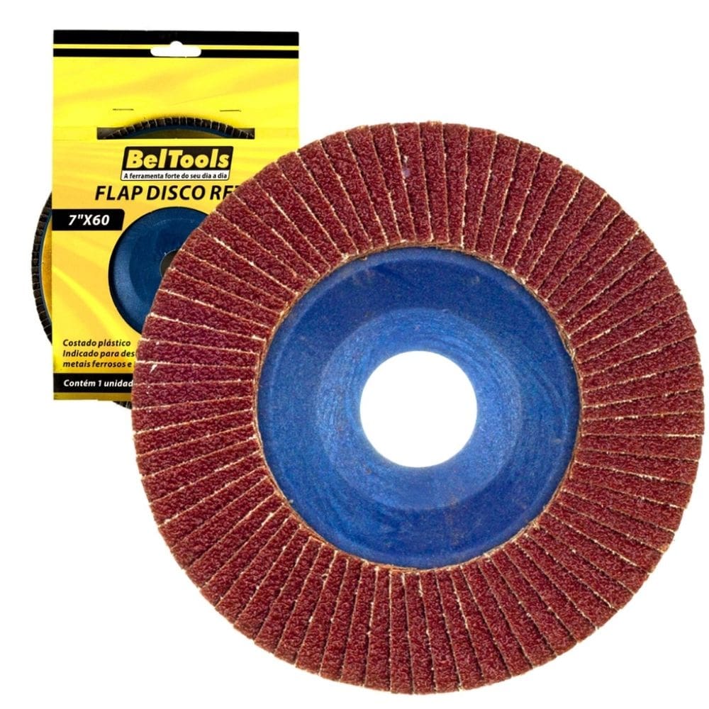 Disco Desbaste Lixa Flap Reto G60 7" Beltools