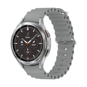 Pulseira Ondulada De Silicone Para Samsung Galaxy Watch4 42