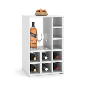 Mesa lateral sala adega bar aparador siena cor branco