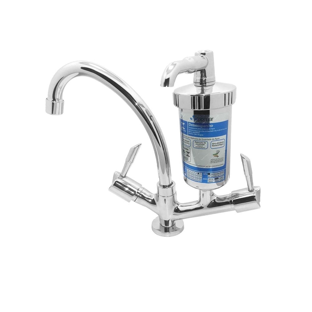 Torneira filtro com copo abs c61 mesa 1/4