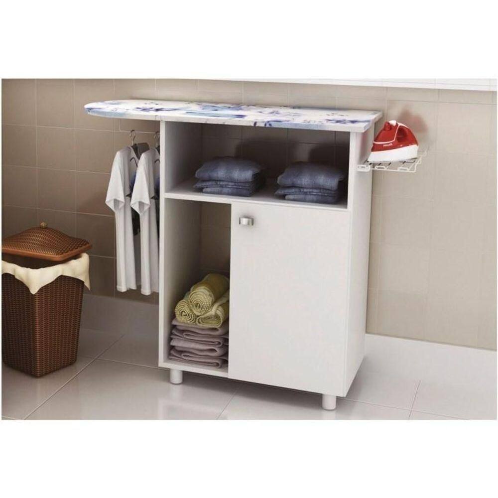 Balcão Com Tábua De Passar 01 Porta Tp3010 Branco