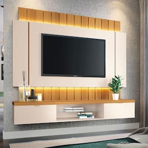 Home Suspenso Ambiente Illusion 1.8 Off White Cinamomo - HB Móveis