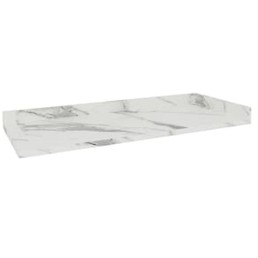 Tampo 135cm Balcão Canto Cozinha Flórida Calacatta
