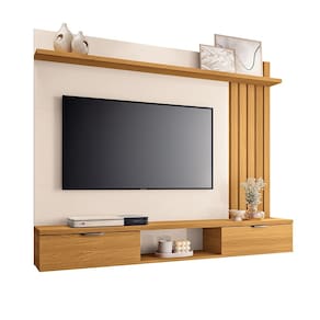 Painel Suspenso para Sala de Estar 160cm Austin H01 Off White - Cinamomo Clique Chique