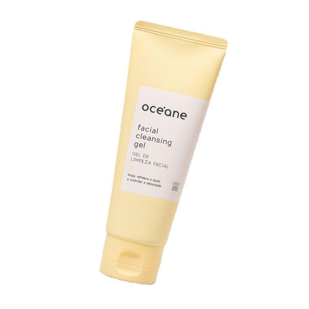 Gel de limpeza facial com extrato de ginseng océane 100ml