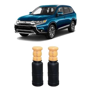 2 kit parcial batente traseiro outlander 2016 2017 2018 19