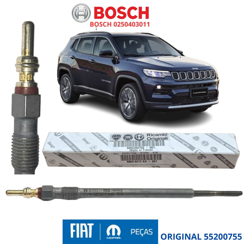 Vela Aquecedora Jeep Compass