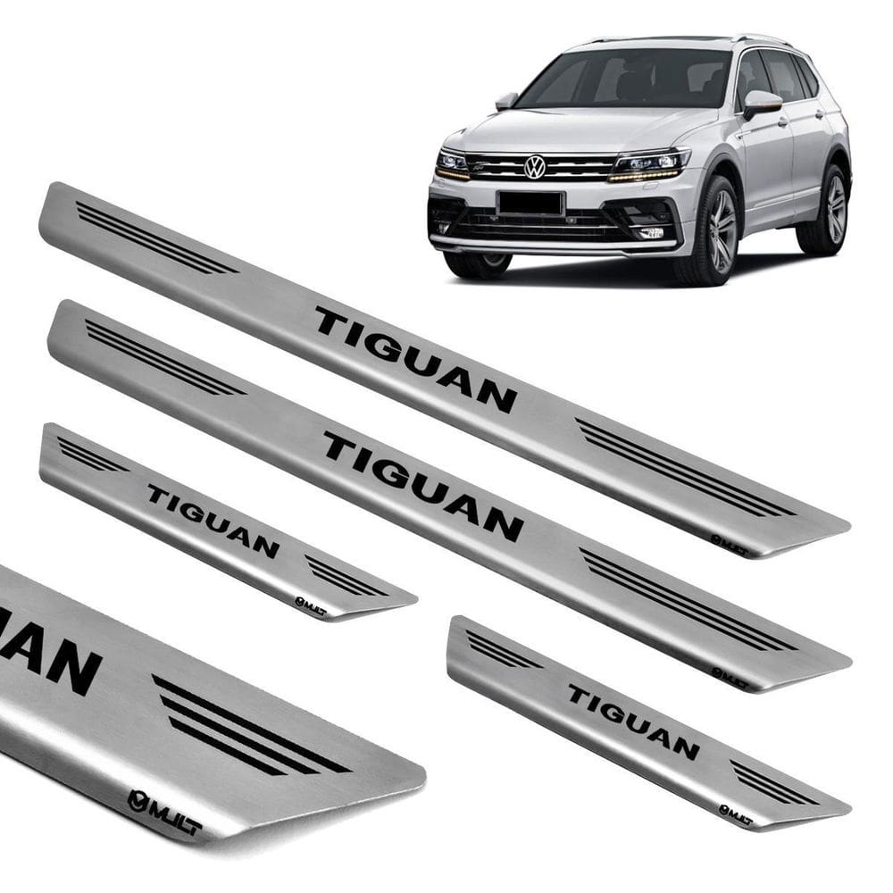 Soleira aço inox escovado porta mult tiguan 2019