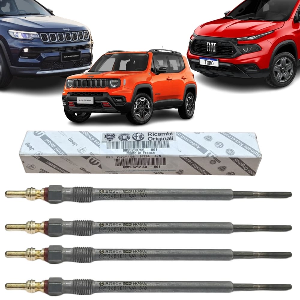 Jogo Vela Aquecedora Jeep Compass 55200755