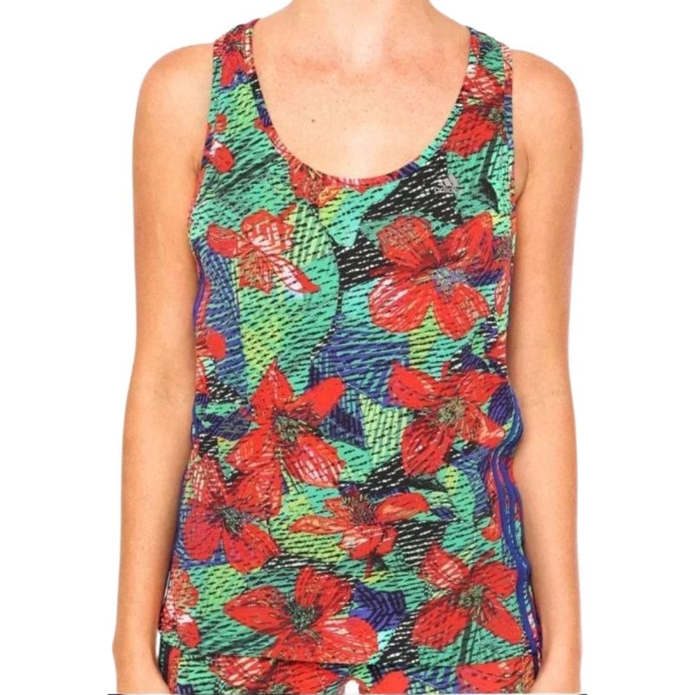 Camiseta regata Adidas Salinas floral Collab AY9580