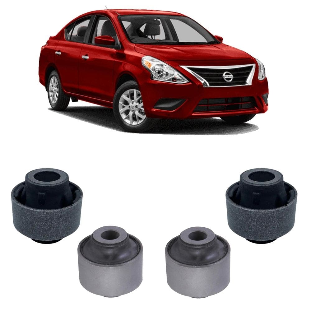 Kit bucha pequena grande suspensão nissan versa 2012-2021