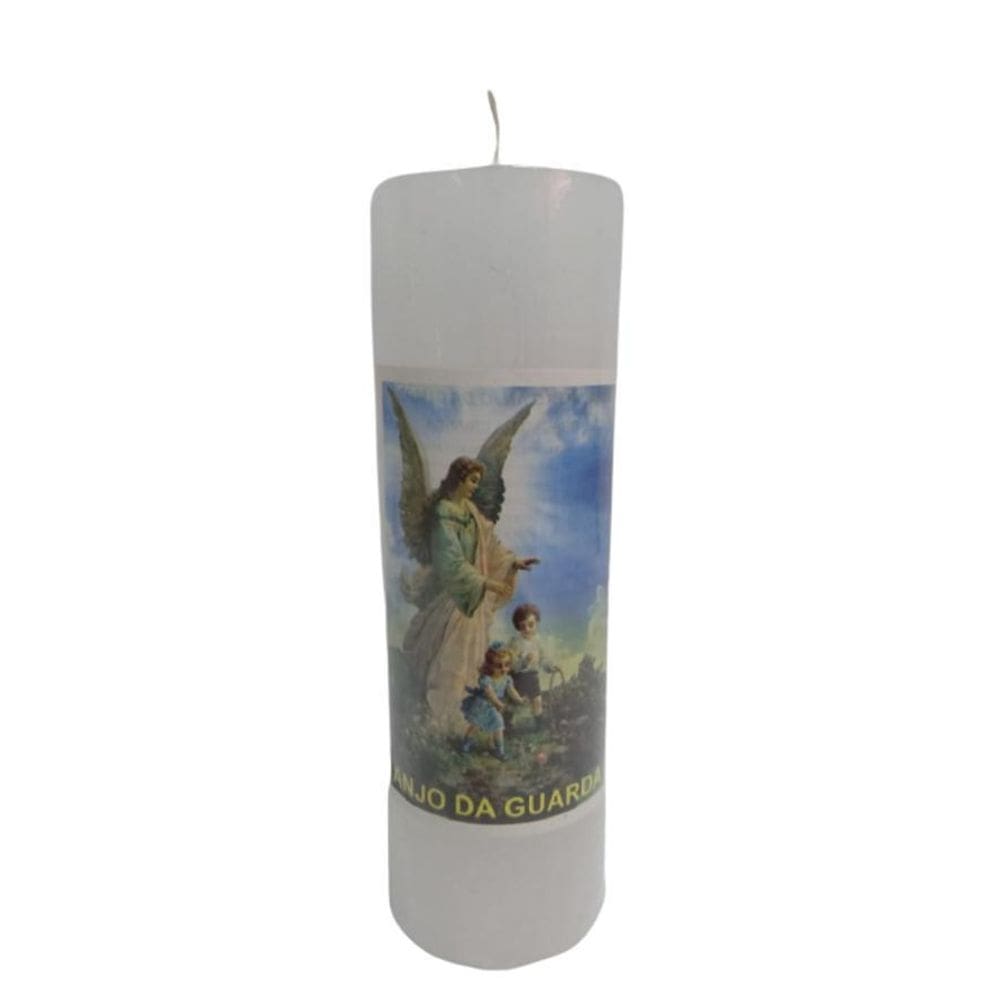 Vela 7 dias 260g anjo da guarda kit com 10