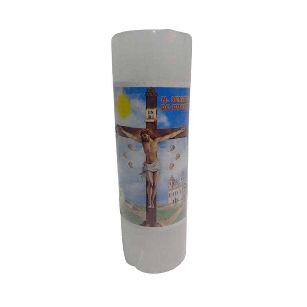 Vela de 7 dias 260g nosso senhor do bonfim kit com 5