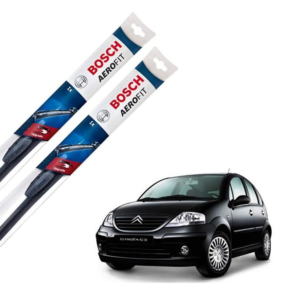 Palheta limpador parabrisa bosch citroen c3 xrt 20032012