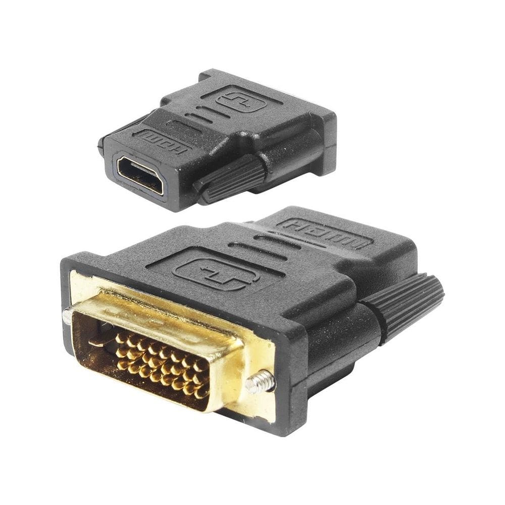 Adaptador dvi-d macho  24 + 1  x hdmi fêmea
