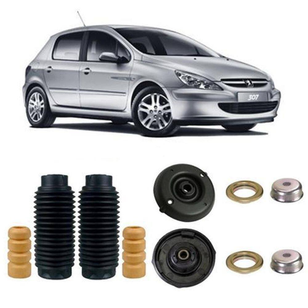 Kit coxim coifa suspensão dianteira peugeot 307 2005 2006 07