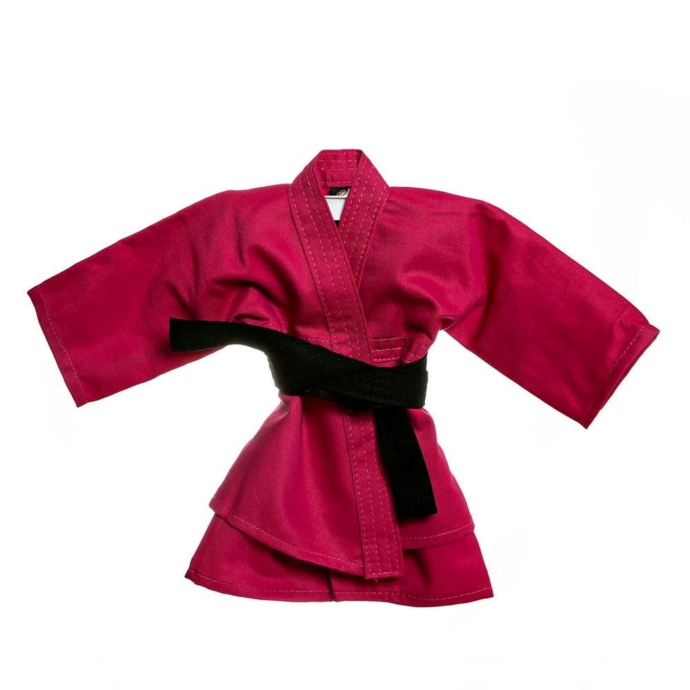 Kimono kimoninho rosa judô jiu jitsu bebê menina
