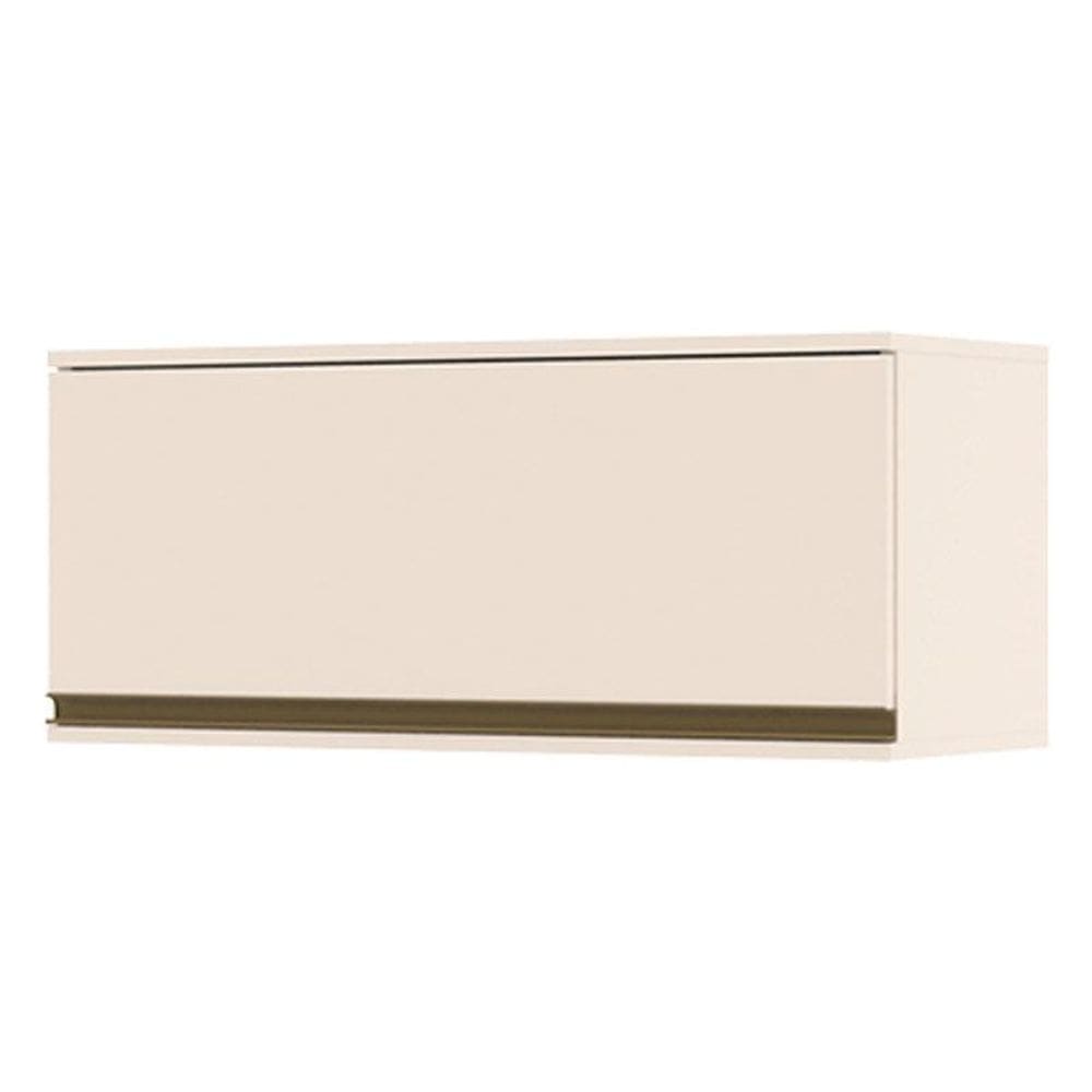 Armário Aéreo 1 Porta Basculante 80 cm Connect Off White – Henn