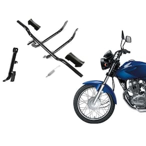 Estribo berço mola borrachas pezinho cg titan cargo fan 150