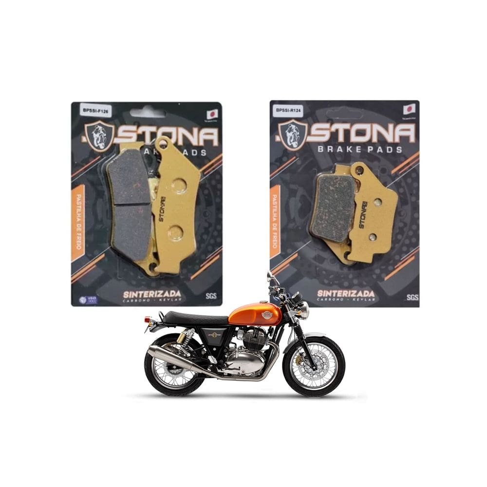 Jg Pastilha Freio Dianteira e Traseira Interceptor 650 2019-