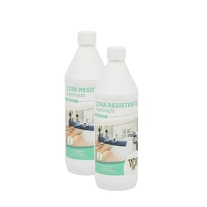Cera acetinada restauração piso madeira taco kit 2x1l cada