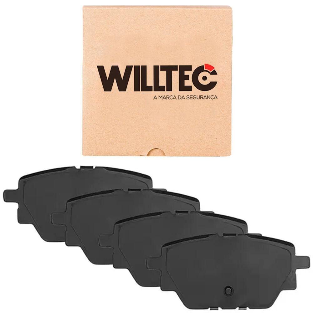 Kit Pastilha Freio Traseira C4 Cactus 2008 408 Willtec