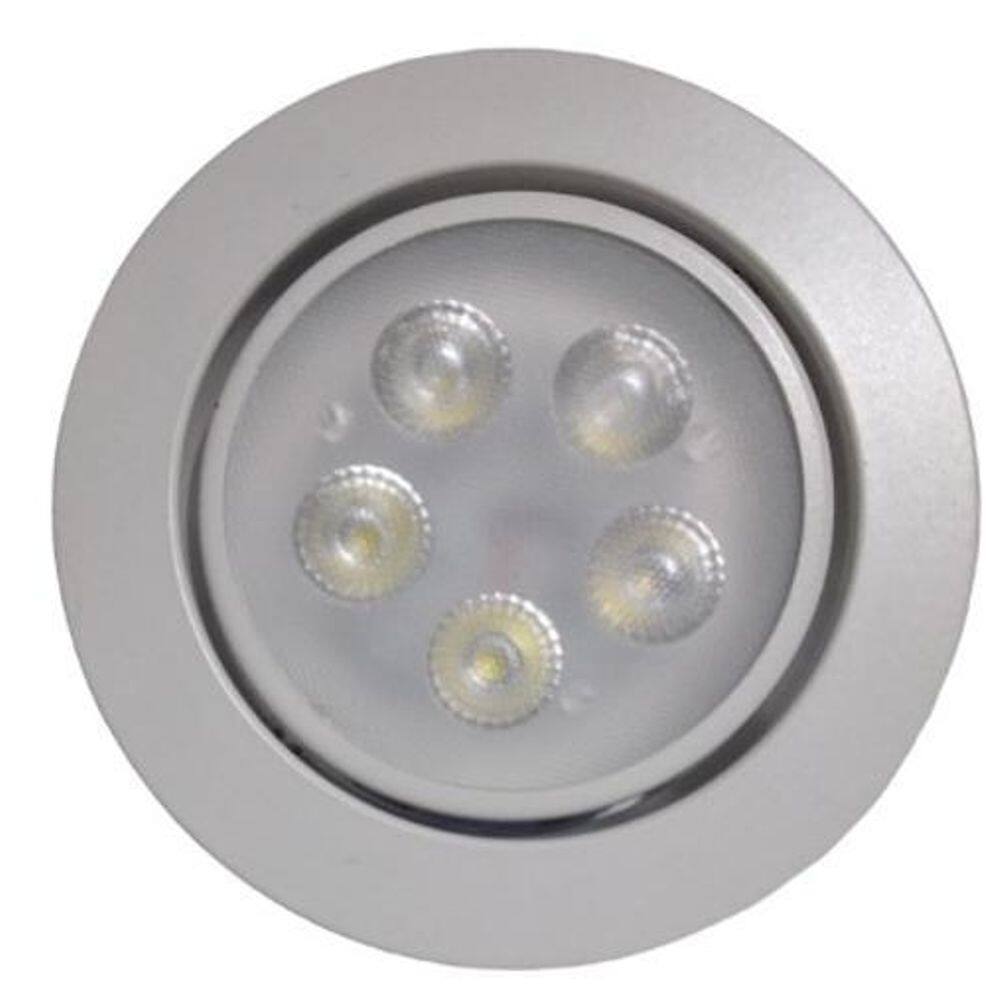 Spot led 5w redonda bco frio bivolt - alta eficiência