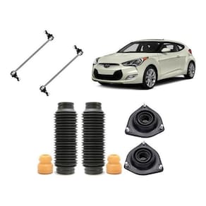 2 kit da suspensão dianteira bieleta veloster 2011 12 13 14