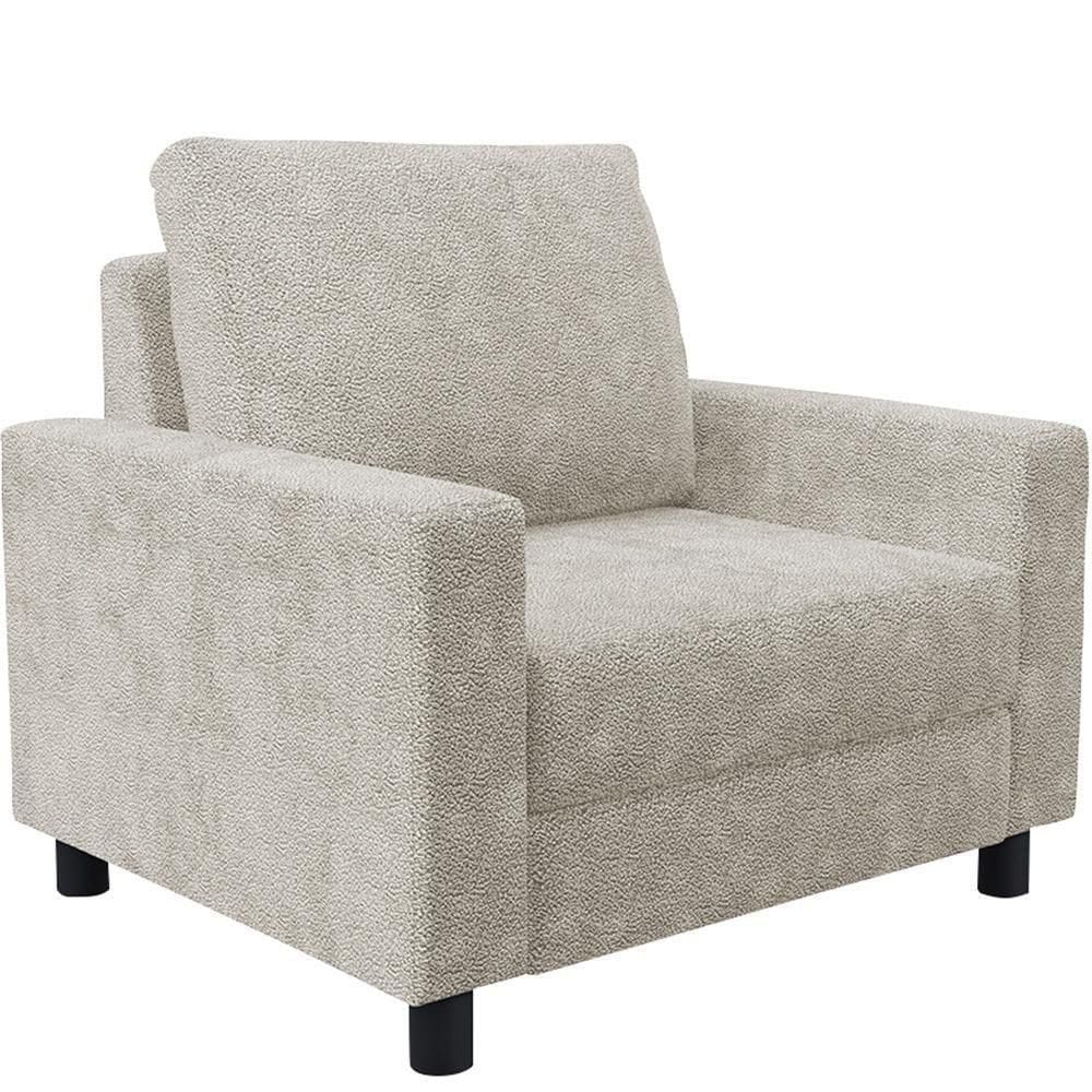 Poltrona E Recepção Malta L02 Bouclê Creme