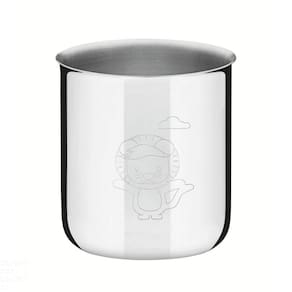 Copo Infantil Tramontina Baby Friends Em Aço Inox 340 Ml Tramontina