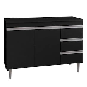 Balcão de Pia Andréia 100 cm Preto – AJL