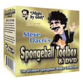 Kit Magica Espuma Sponge Ball Toolbox Dvd Goshman By Steve Dacri`s