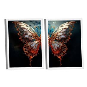 Dupla De Quadros Light Butterfly -- Br Artes