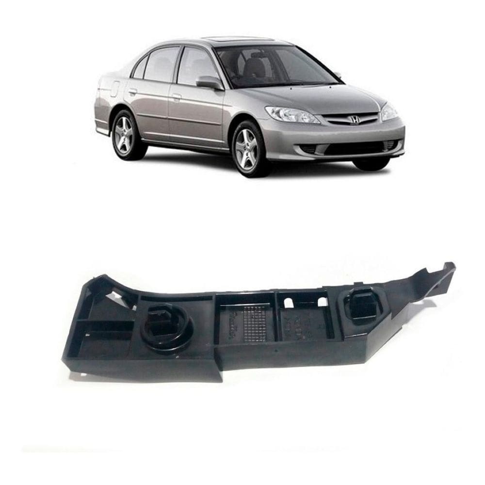 Suporte guia parachoque dianteiro honda civic 2003 2004 2005