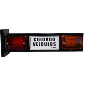 Sinalizador de veicular garagem entrada e saída de veículos