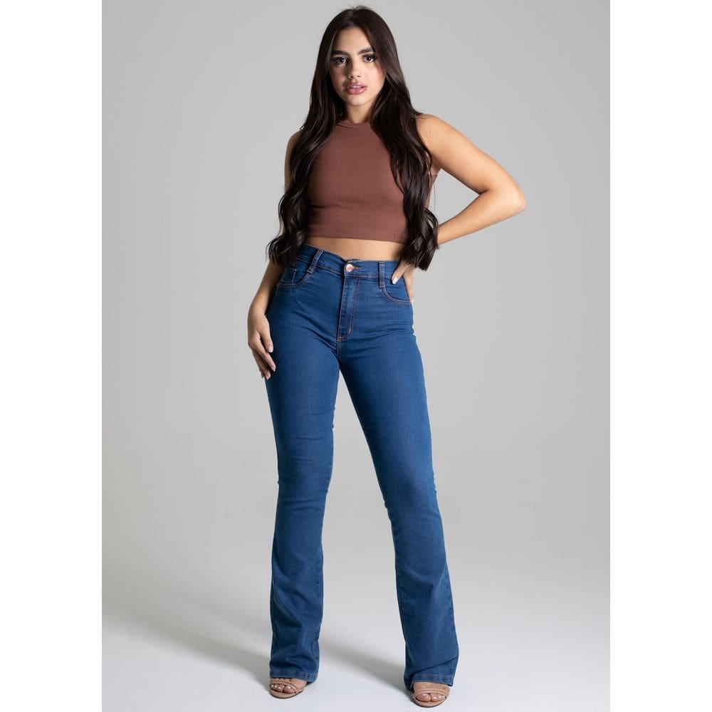 Calça Jeans Sawary Boot Cut