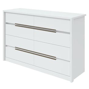 Cômoda Gaveteiro Urban Branco Brilho - Lopas
