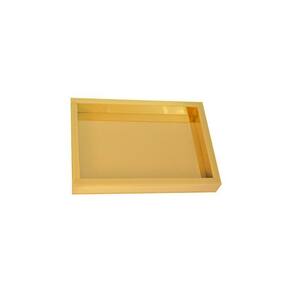 Bandeja espelho dourado sala cozinha bar decoração 50x35