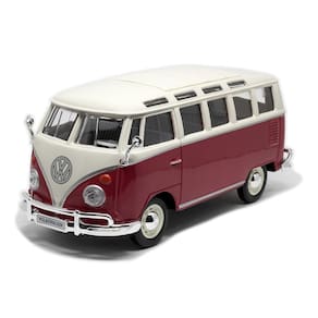 Miniatura Carro Maisto Volkswagen Kombi Samba 1:24
