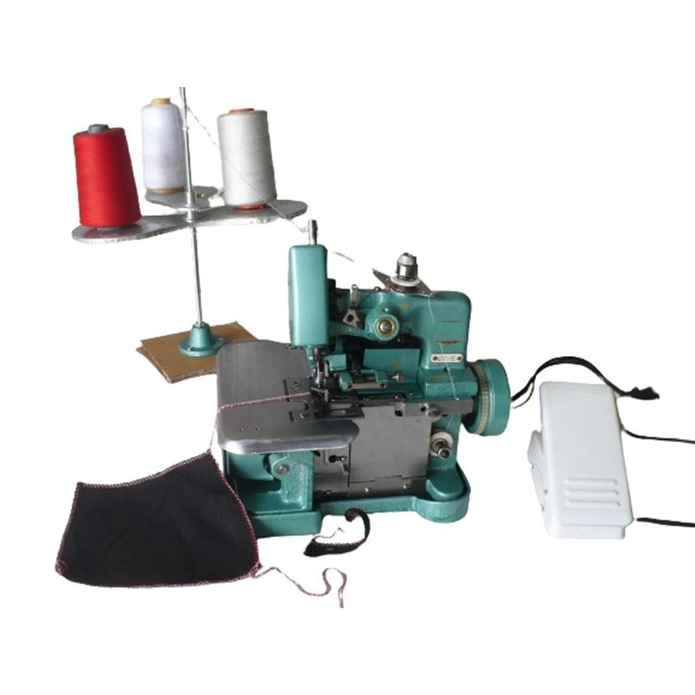 Máquina Overlock Semi Industrial Portátil Motor Acoplado.