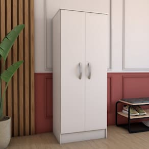 Armário Multiuso Siena 2 Portas Branco - Panorama Móveis