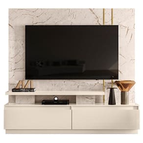Estante Home Theater New Apolo Calacata Off White – Madetec
